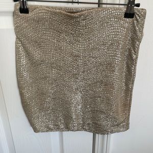 BCBGeneration gold skirt